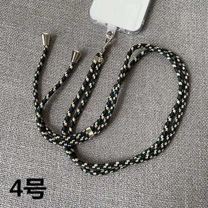 Adjustable Anti-lost Lanyard Grip Neck Chain Universal Phone Lanyard Nylon Sports Strap Neck Rope Mobile Phone Strap Accessories