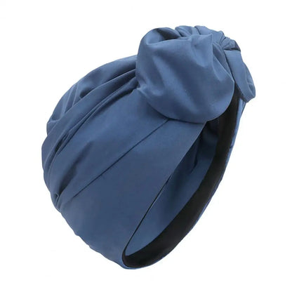 Woman Muslim Headscarf Cap Cotton Headband African Head Wraps Elegant Retro Turban for Ladies Beanies Caps Muslim Headpiece