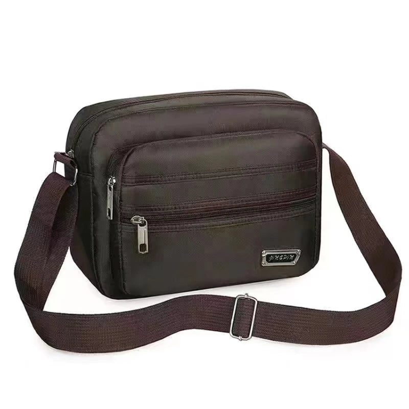 Beg Selempang Lelaki Beg Koleksi Hitam untuk Lelaki Leisure Shoulder Messenger Bag Satchel Business Man Oxford Packs 