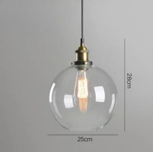 Clear Gray Amber Colour Vintage Pendant Lights Dining Glass Hanging Lamp Russia Loft Luminaire Modern Bedroom Light Fixtures