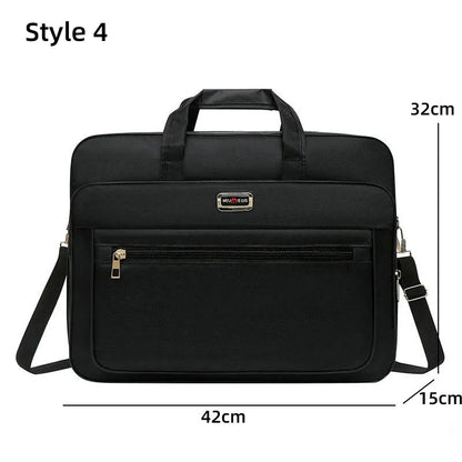 Business Laptop Briefcase Men Waterproof Oxford Handbag Office Documents Messenger Shoulder Bags Large Executive Satchel XA303C