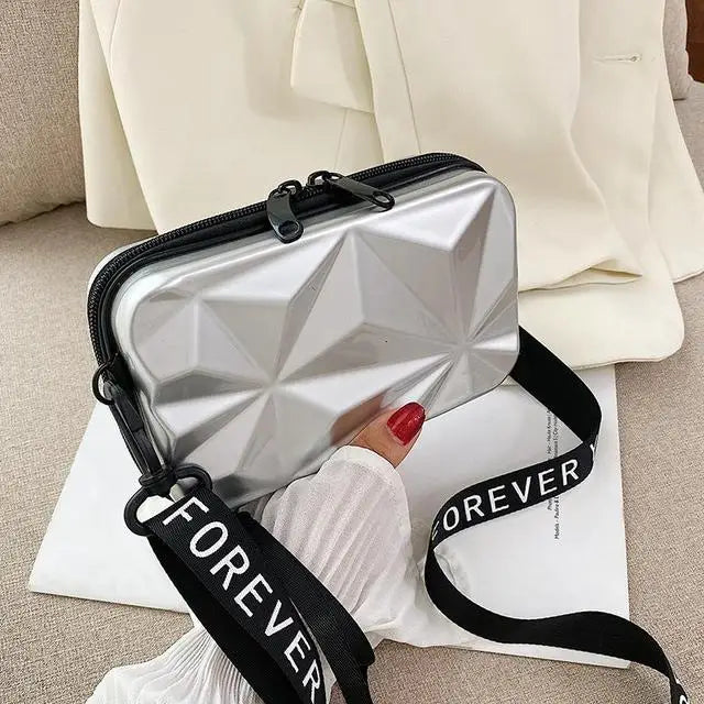 Beg Mini Bentuk Beg Wanita Trend Totes Fesyen Beg Bagasi Beg Tangan Beg Bahu Kotak Cangkang Keras Beg Beg Tangan Beg Clutch 