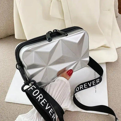 Beg Mini Bentuk Beg Wanita Trend Totes Fesyen Beg Bagasi Beg Tangan Beg Bahu Kotak Cangkang Keras Beg Beg Tangan Beg Clutch 