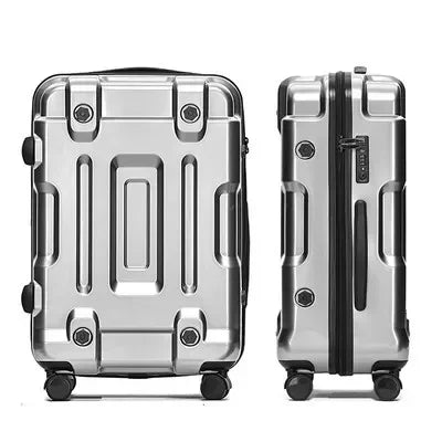 Travel Suitcases Technology Sense Rolling Luggage New Universal Wheel Trolley Case Password Boarding Bag 20 24 26 28 Inch