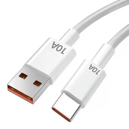 120W 10A USB Type C Super Fast Charging Cable For Huawei P40 P30 Honor Data Cord For Xiaomi Redmi 13 OnePlus POCO