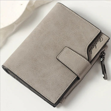 Women Scrub Leather Long Wallet High Quality Ladies Clutch Wallet Lady Purses Large Capacity Wallets Carteira Feminina 5 Choices