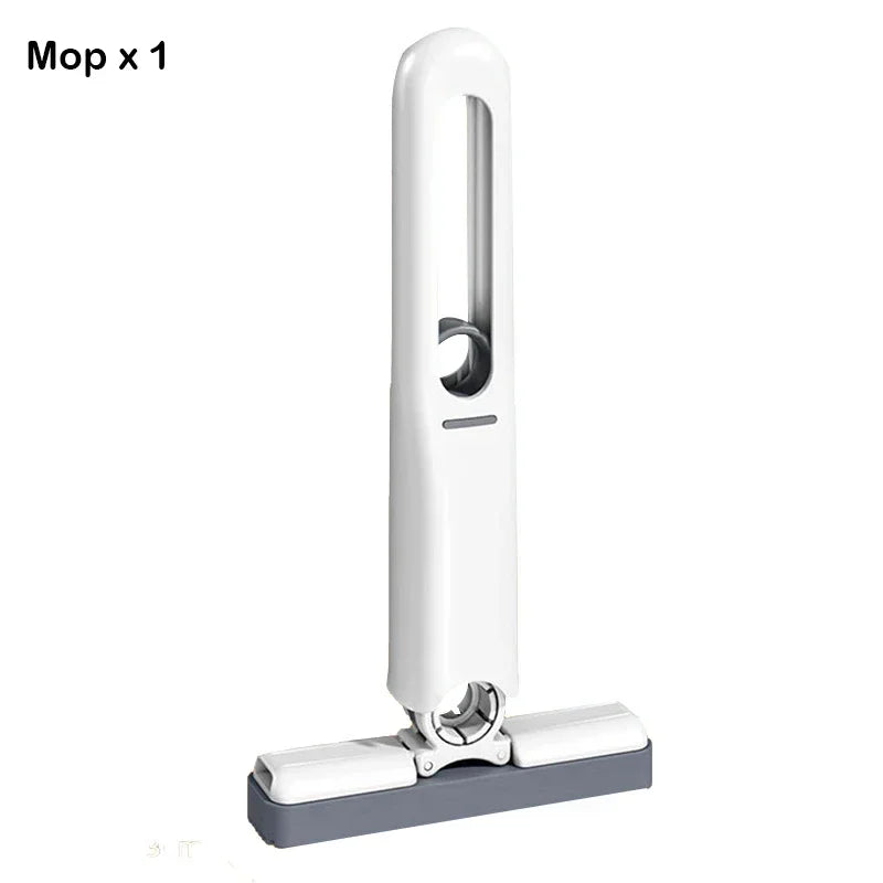 Sponge Straw Cleaning Small Cleaner Mini Mop Powerful Squeeze Folding Home Self-squeezing Floor Washing Mops Clean Tools