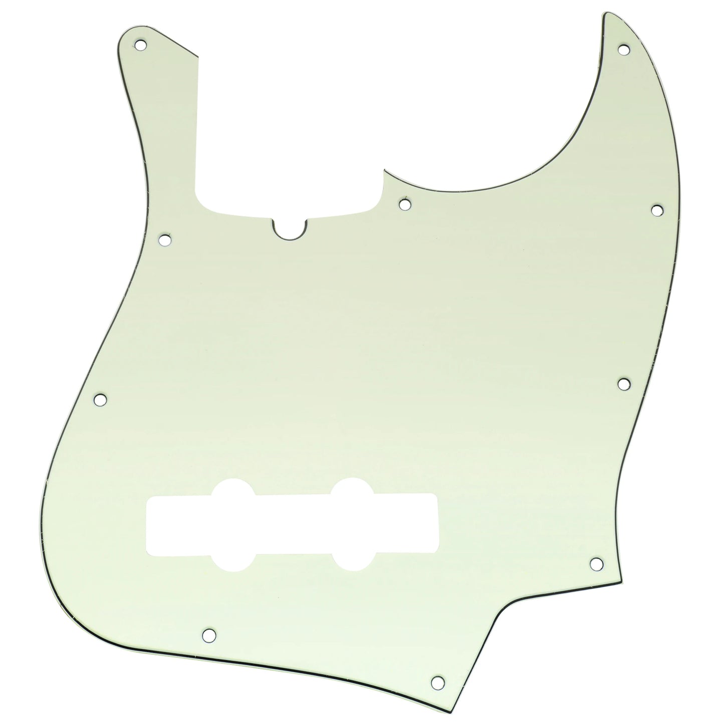 Musiclily Pro 10 Lubang Gaya Moden J Bass Pickguard untuk 4 String American Jazz Bass