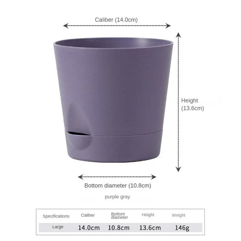 Detachable Bottom Flower Pot Lightweight Material Light Blue Home Supplies Breathable Flower Pot Breathable Flowerpot