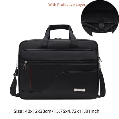 Large Capacity Men's Laptop Bag Briefcases Business Document Electronic Article Clothes Storage Pouch Shoulder  Travel Organizer