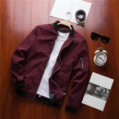 Fashion New Jacket Men Fashion Casual Slim Mens Jacket Sportswear Bomber Jacket Mens Jackets Men and Coats Plus Size S- 4XL