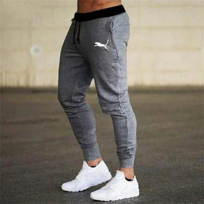 Spring Men's Printed Sweatpants Casual Elastic Trousers Sports Autumn Trousers Breathable Thin Fitness Loose Drawstring Trousers