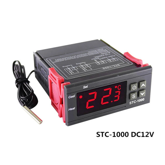 STC-1000 LED Pengawal Suhu Digital Thermostat Thermoregulator Inkubator 12V 24V 110V 220V 