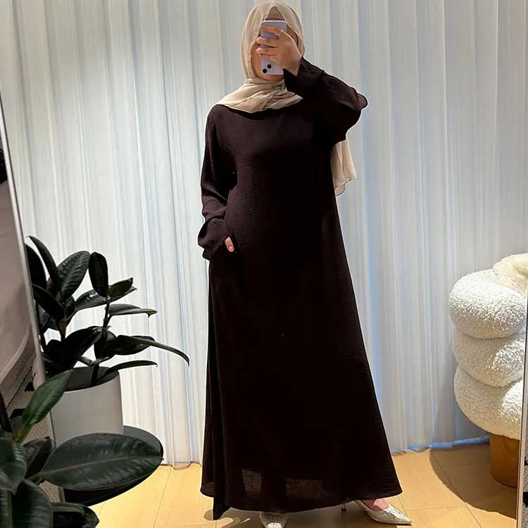 Muslim women's clothing abaya Middle East Dubai robe women's clothing oversized clothing women's long skirt MU-593