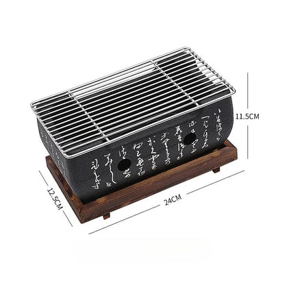 Barbecue Oven Grill Aluminium Alloy Outdoor Bbq Stove Indoor Portable Japanese Roasting Cuisine Stoves Charcoal Barbecue Tools