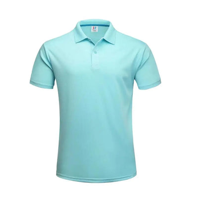 Plain Dry Fit Polo T Shirts Men Breathable Polyester Golf Shirt Unisex Quick Dry Sport Collar T-shirt Camisas Polos Para Hombres