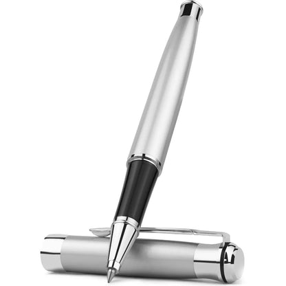 STONEGO Classic Metal Signature Pen, Retractable Roller Ball Pens Office Luxury Metal Signature Pen Fine Point (0.5mm)