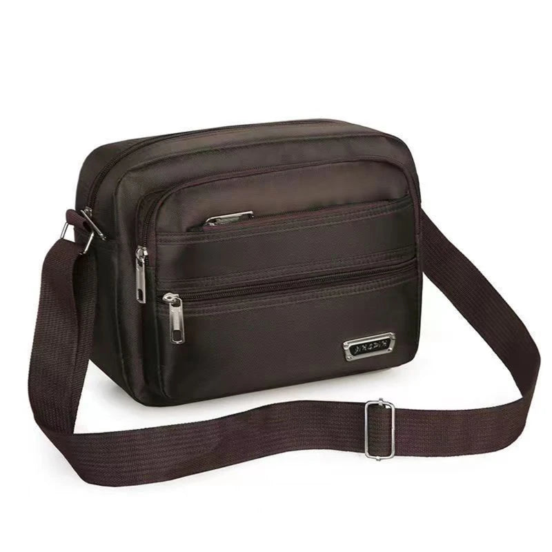 Beg Selempang Lelaki Beg Koleksi Hitam untuk Lelaki Leisure Shoulder Messenger Bag Satchel Business Man Oxford Packs 