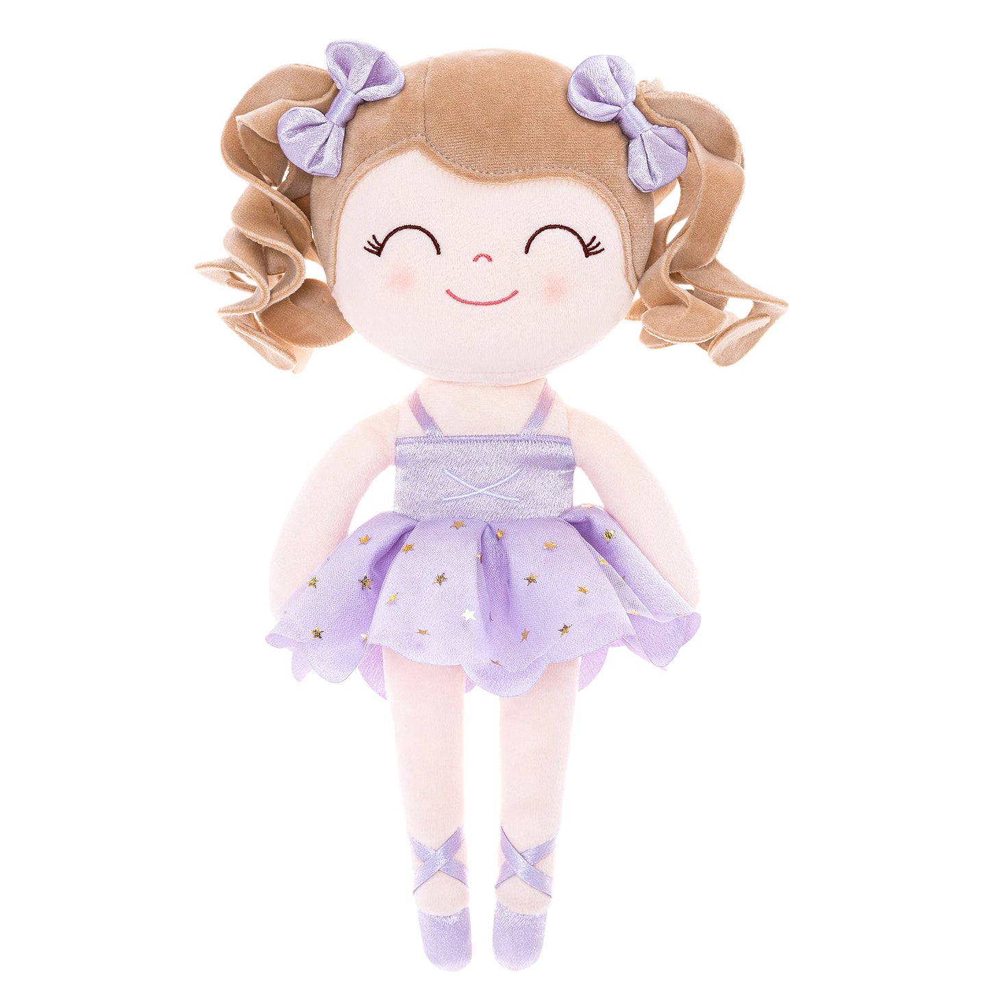 Gloveleya Plush Toys  New Design Ballet Dancer Dolls Curls Dolls Dreaming Girl Gifts for Kids Soft Toys Girl‘s Birthday Gift