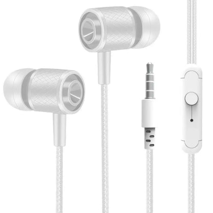 Wired Headphones 3.5mm Sport Earbuds with Bass Phone Earphones Stereo Headset with Mic volume control Music Earphones