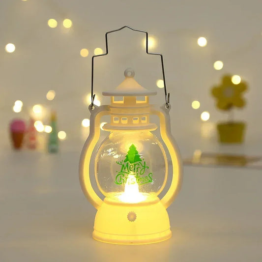 Christmas Ornaments LED Lantern Light Santa Claus Merry Christmas Decorations for Home 2024 Xmas Santa for Baby New Year Gift