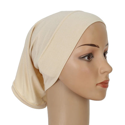 Ramadan Hijab Undercap Head Cover Instant Cotton Bonnet Hijabs for Women Muslim Turbans Inner Cap Turbante Muslim Women Hijab