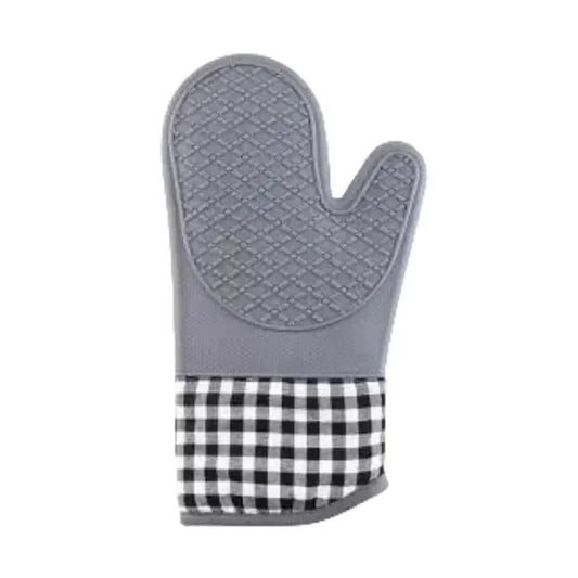 Oven Mitts Baking Gloves, Silicone Insulated Glove, Anti-scald, Microwave Oven, BBQ, Heat Resistant, Baking Potholder