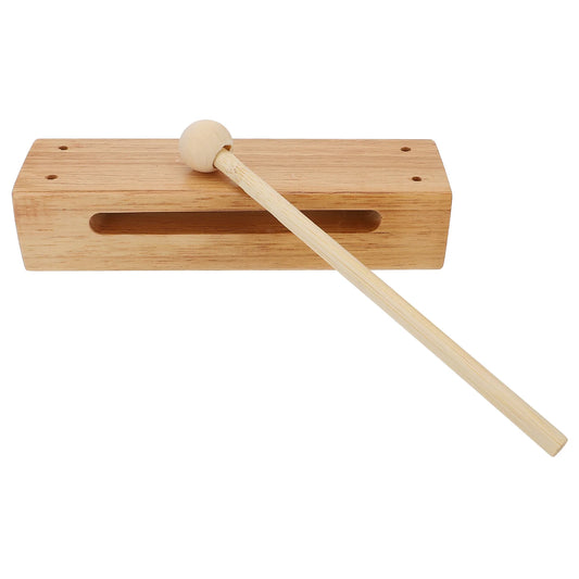 Wood Block Percussion Instrument Rhythm Wooden Beaters Musical Handheld Instruments Lummi Claves Sticks Cymbal kids Music Tool