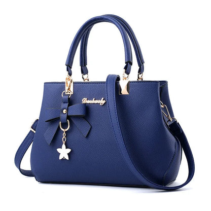 Beg Tangan Elegan Klasik, Beg Satchel Pemegang Atas Wanita, Dompet Crossbody 