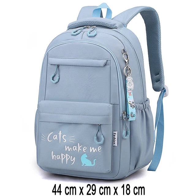 Beg sekolah kanak-kanak perempuan beg sekolah beg belakang merah jambu untuk kanak-kanak kanak-kanak remaja beg sekolah rendah Kawaii comel kalis air kit kelas kecil 