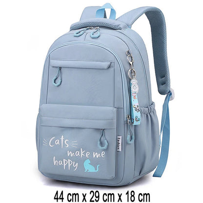 Beg sekolah kanak-kanak perempuan beg sekolah beg belakang merah jambu untuk kanak-kanak kanak-kanak remaja beg sekolah rendah Kawaii comel kalis air kit kelas kecil 