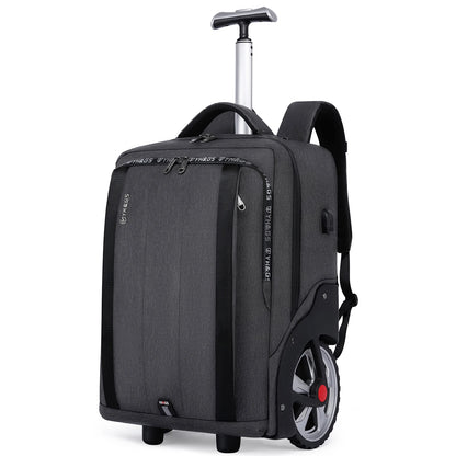 Travel Bag on Wheels Trolley Backpack Business Large Luggage Travel Suitcase Bag Waterproof Rolling Luggage For Women Men Teens