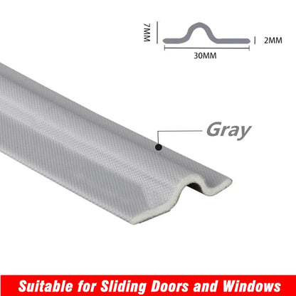 6M Soundproof Foam Sliding Window Sealing Strip  Wearable Casement Window Weather Stripping Door Gap Filler Acoustic Seal Tape