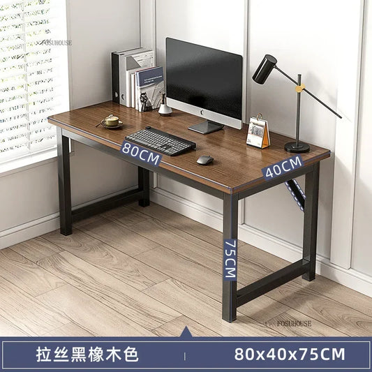 Meja Komputer Desktop Meja Pejabat Meja Isi Rumah Ringkas Meja Permainan Moden dan Set Kerusi Bilik Tidur Meja Kerja Perabot Pejabat 