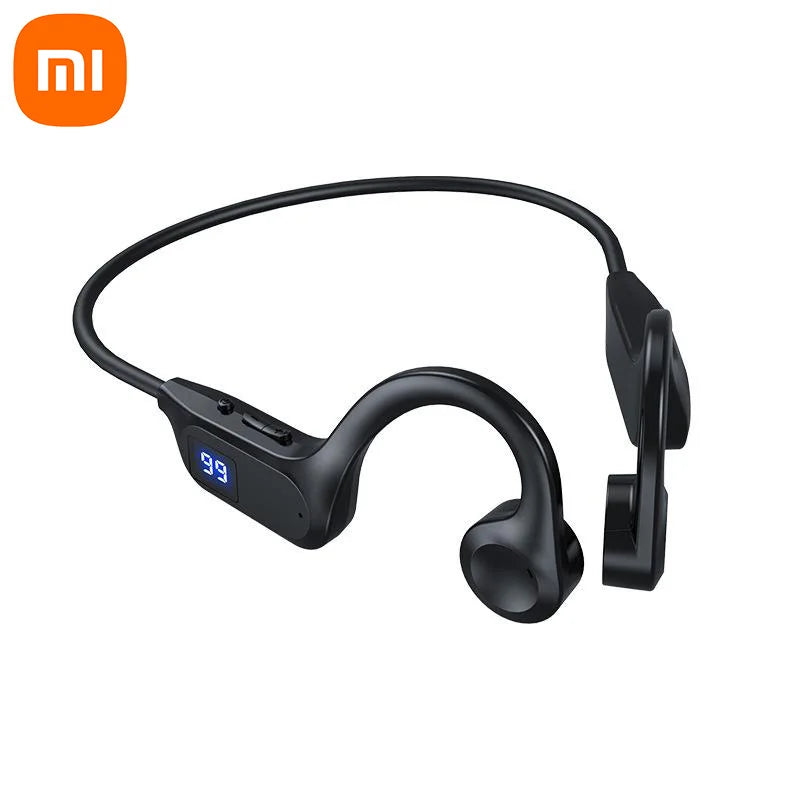 Xiaomi Bone Conduction Earphones Digital Display Wireless Bluetooth Earphones Hands Free Microphone X7 Sports Earphones