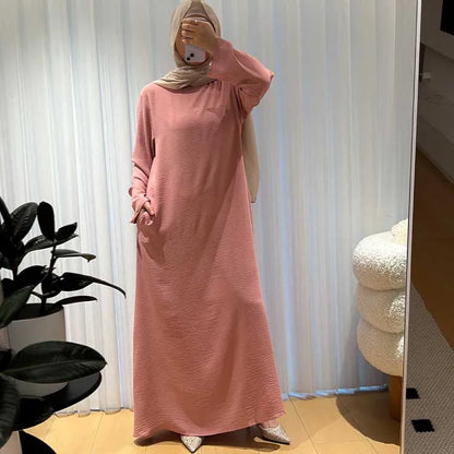 Muslim women's clothing abaya Middle East Dubai robe women's clothing oversized clothing women's long skirt MU-593