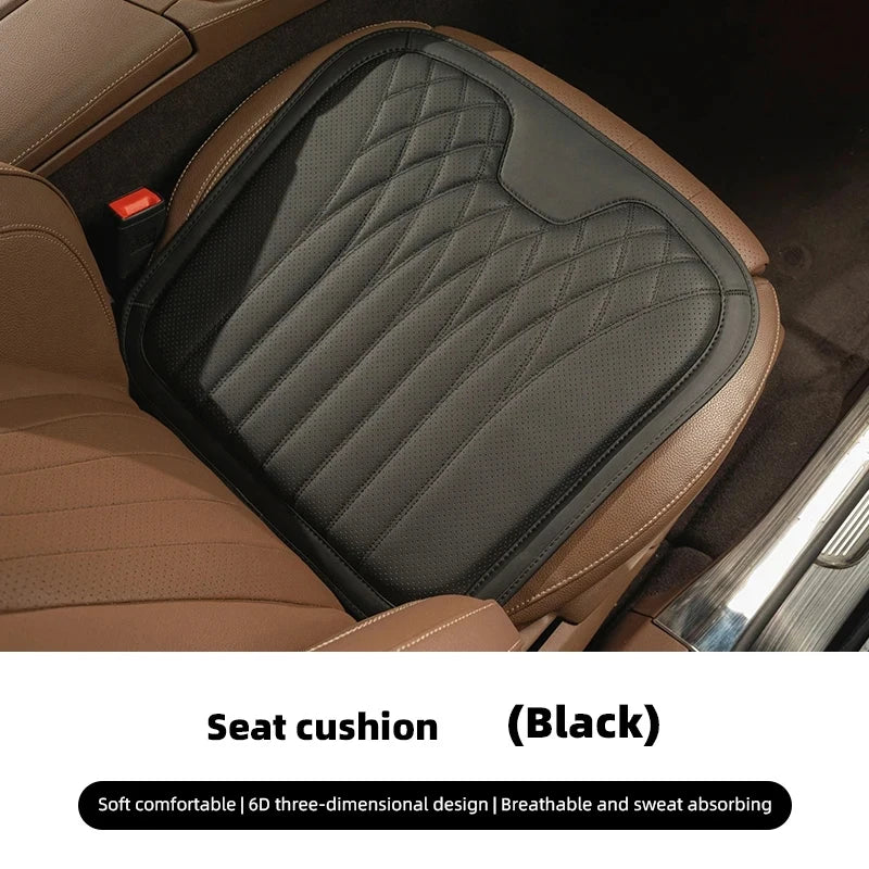 1Pcs  Memory Foam Non-Slip Car Seat Cushion For Office and Gaming Chairs - Supports Lumbar and Waist - Soft and Comfortable