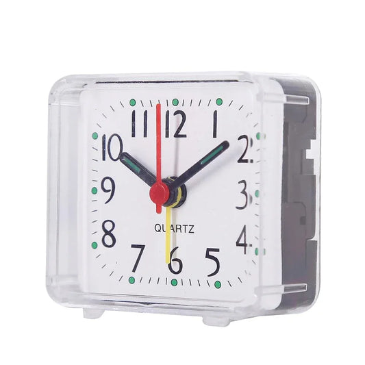 Jam Meja Jam Penggera Persegi Jam digital Jam penggera kecil Jam Perjalanan Katil Elektronik Jam desktop kuarza Penggera Meja 