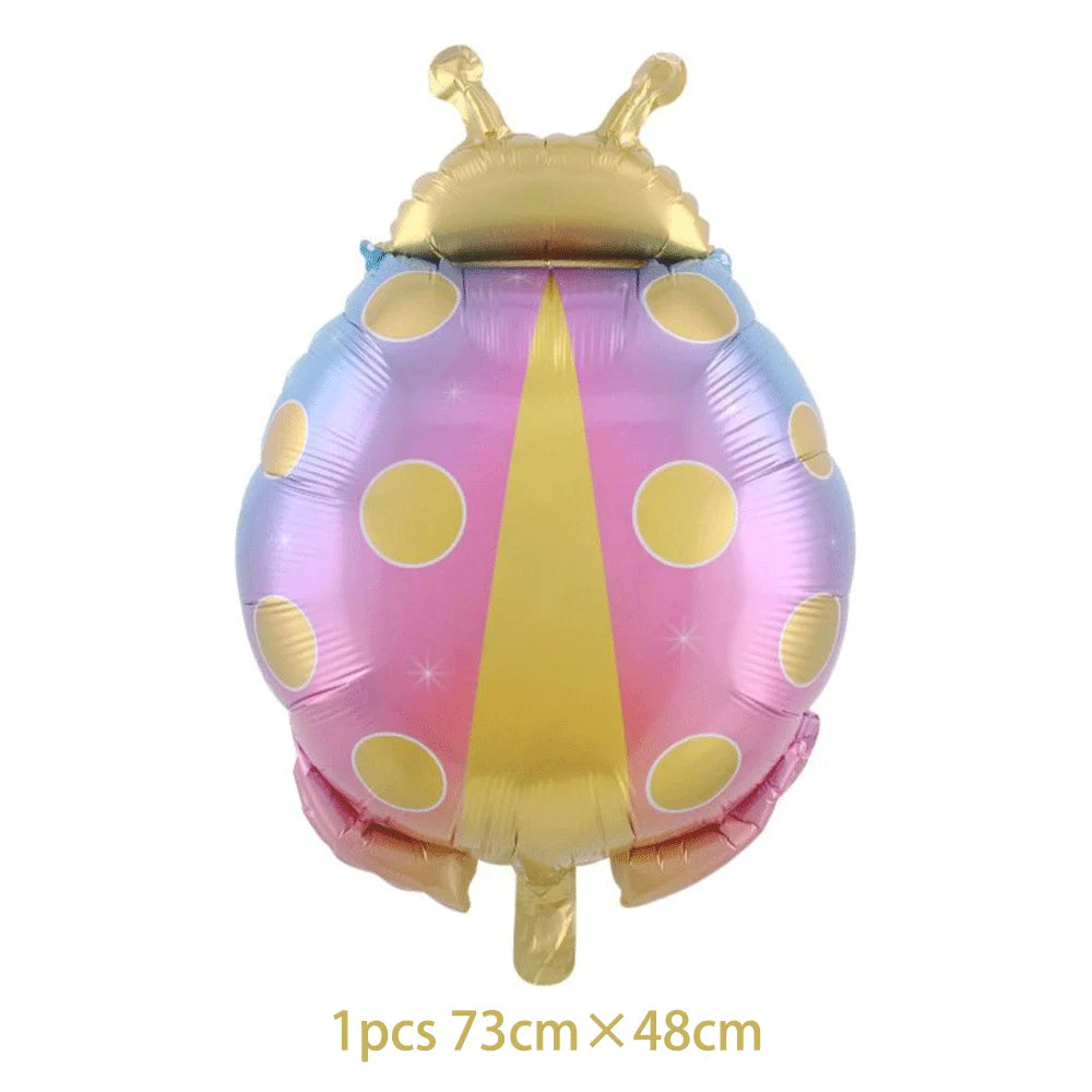 40Inch Colorful Gradient Number Balloon 0-9 Digit Foil Helium Balloon Butterfly Girl Birthday Party Decor Baby Shower Kids Gifts
