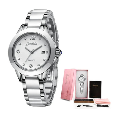 New LIGE Fashion Women Ceramic Watches Brand Luxury Ladies Watches Waterproof Quartz Bracelet Watch Woman Date Clock reloj mujer