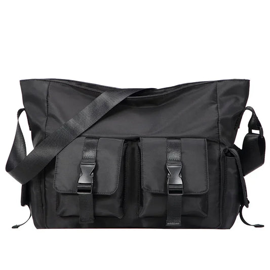 Japanese Style Messenger Bag Men Crossbody Bags Oxford Multiple Pockets Shoulder Messenger Bag Male Satchels Casual Handbags