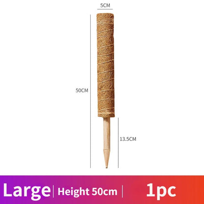 Plant Climbing Coir Totem Pole Safe Gardening Coconut  Stick For Climbing Plants Vines And Creepers Plant Support