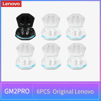 6PCS Choice Lenovo GM2 Pro 5.3 Earphones Bluetooth Wireless Earbuds Wireless Headphones Bluetooth Earphones for Xiaomi