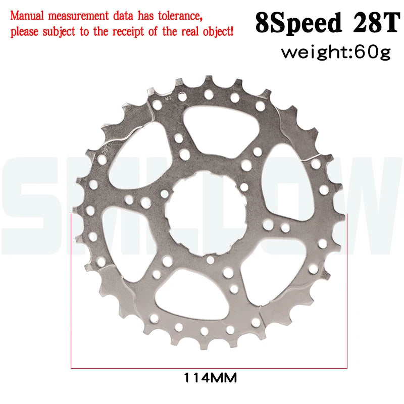 Mountain Bicycle Flywheel Teeth 11T 12T 13T 14T 15T 16T 17T 18T 19T 21T 8 SpeedSteel Freewheel Gear Denticulate Repair Parts