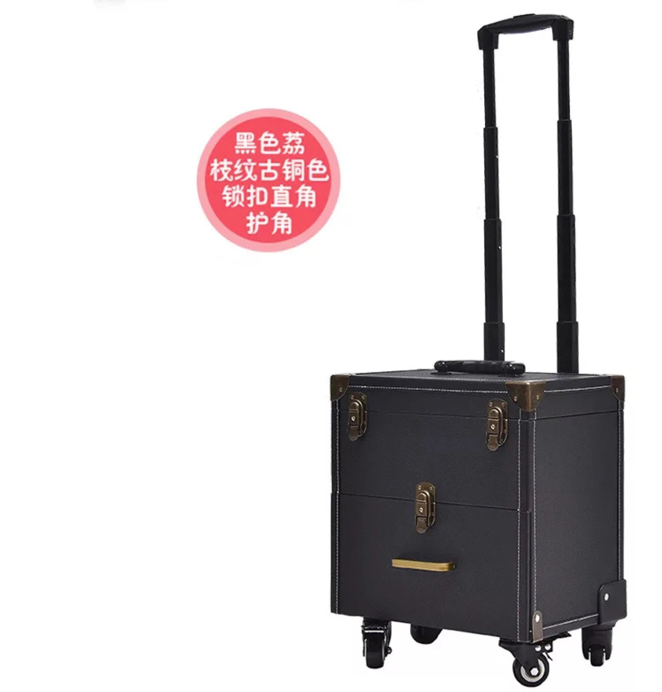 NEW Trolley luggage large Multi-layer Beauty make up bag box Suitcase capacity manicure Cosmetic case multifunct Rolling Luggage