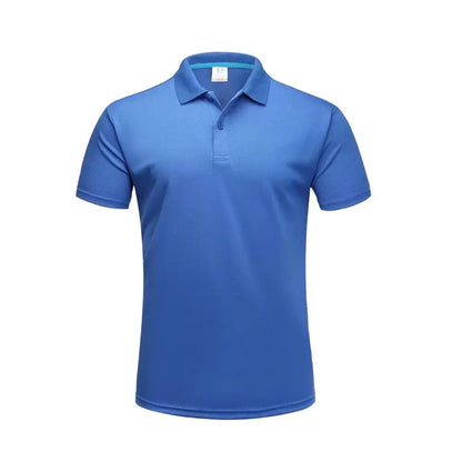 Plain Dry Fit Polo T Shirts Men Breathable Polyester Golf Shirt Unisex Quick Dry Sport Collar T-shirt Camisas Polos Para Hombres