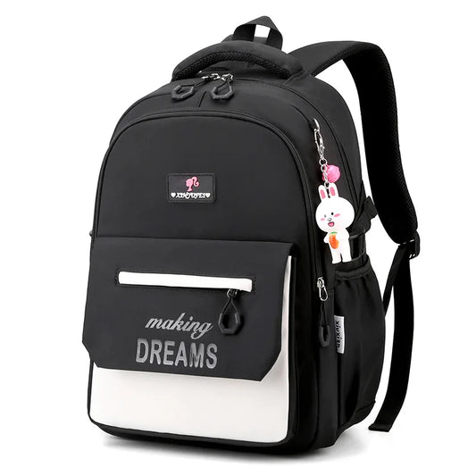 Backpack for Girls Primary School Student Bag 8-14 Years Children Pink Bookbag Kids Satchels Teenagers Knapsack Mochila Femenina
