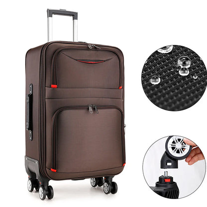 Large capacity Travel Suitcase Trolley Bag Waterproof Oxford Rolling Luggage Universal wheels 20 inch Cabin Carry on Luggage