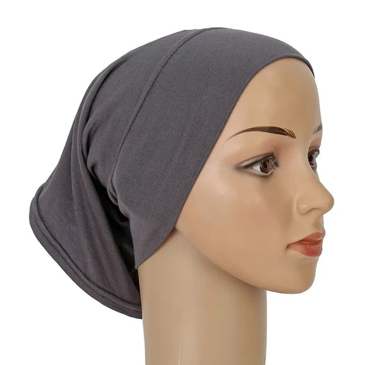 Ramadan Hijab Undercap Head Cover Instant Cotton Bonnet Hijabs for Women Muslim Turbans Inner Cap Turbante Muslim Women Hijab