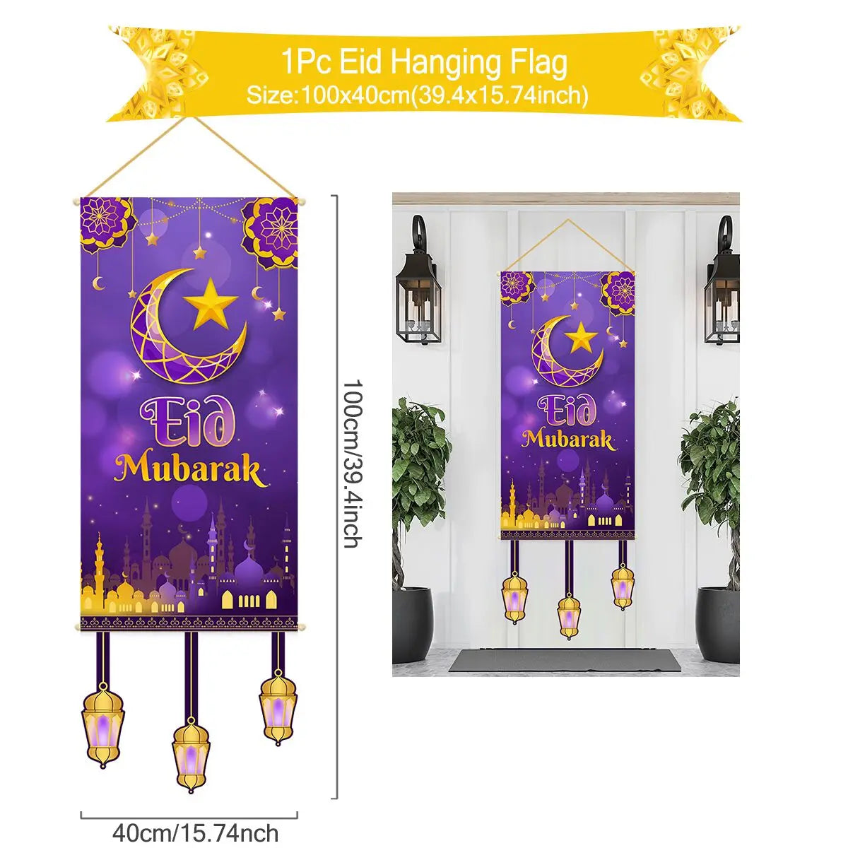 Bendera Gantung Ramadan Hiasan Ramadan 2024 Untuk Rumah Kareem Aid Eid Mubarak Muslim Islamic Festival Bekalan Pesta Aidilfitri 